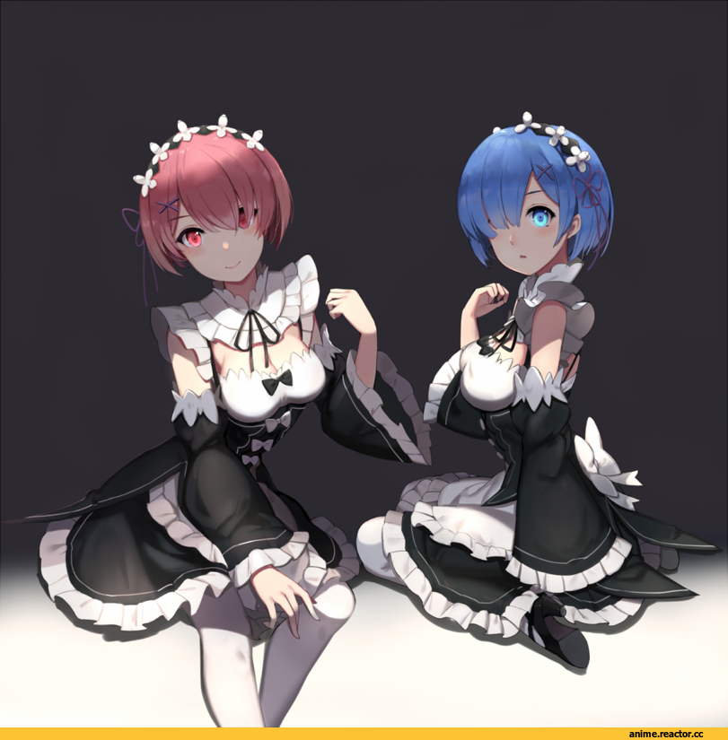 Rem (re zero), Re Zero Kara Hajimeru Isekai Seikatsu, Ram (Re Zero), yingji (zszero), Anime