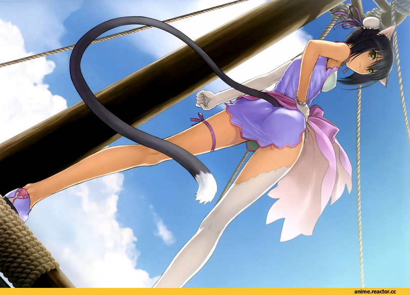 Неко, Shining Hearts, Animal Ears, Anime