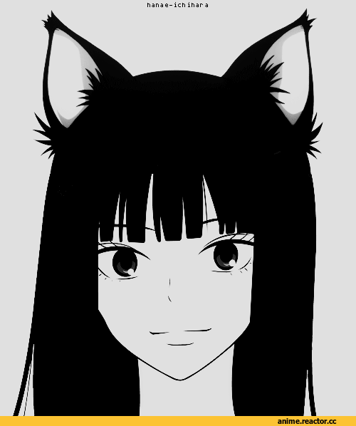 гифки, Неко, Kimi ni todoke, Animal Ears, Anime