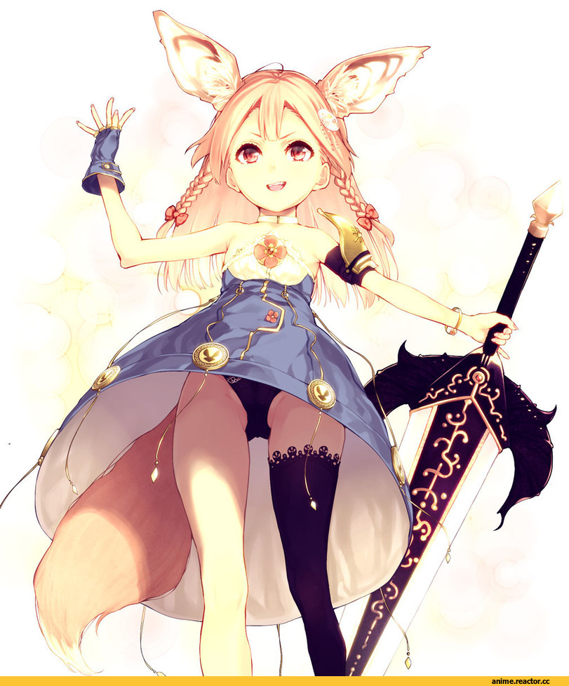 Tera Online, elin, панцу, Kitsune, Animal Ears, Anime