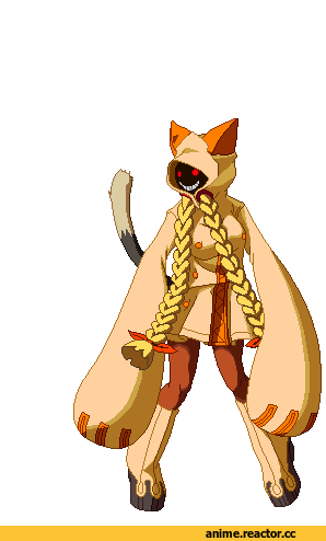 гифки, Blazblue, Игры, Taokaka, Неко, Animal Ears, Anime