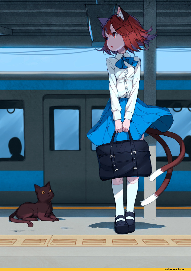 Touhou Project, Chen, Nekomata, Animal Ears, Anime