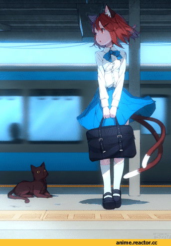 anime gif, gif, Неко, Animal Ears, Anime