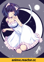 Monogatari Series, Tsubasa Hanekawa, нэко, Animal Ears, Anime