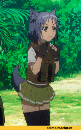 гифки, Неко, Upotte!, Anime Гифки, Animal Ears, Anime