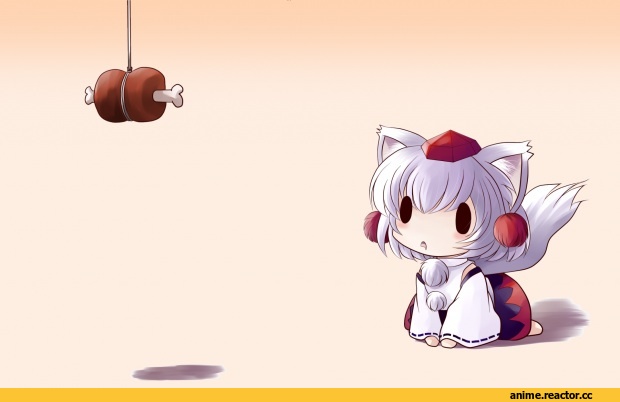 Inubashiri Momiji, touhou, няша, Animal Ears, Inumimi, Anime
