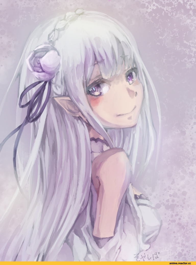 Re Zero Kara Hajimeru Isekai Seikatsu, Emilia (re zero), soyashiba, Anime Paint, Anime