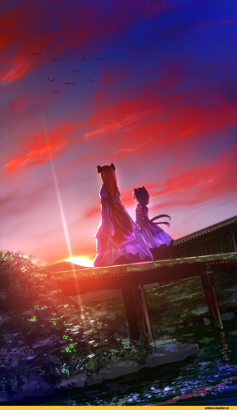 Touhou Project, Chen, Nekomata, Animal Ears, Anime