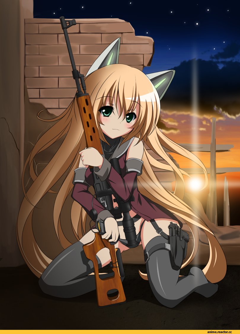 Anime Original, artist suemizu yuzuki, Неко, Опасные Няшки, Animal Ears, Anime Няши, Anime Art, Anime