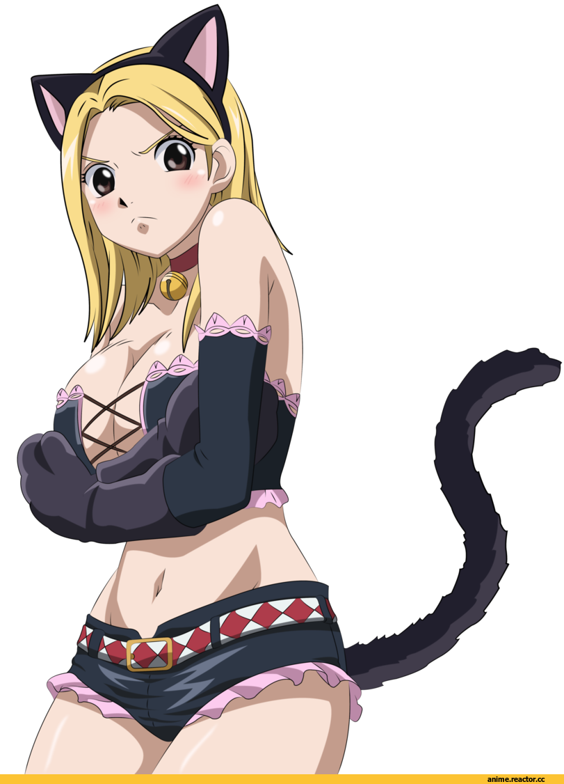 Fairy Tail, Lucy Heartfilia, Неко, Animal Ears, Anime