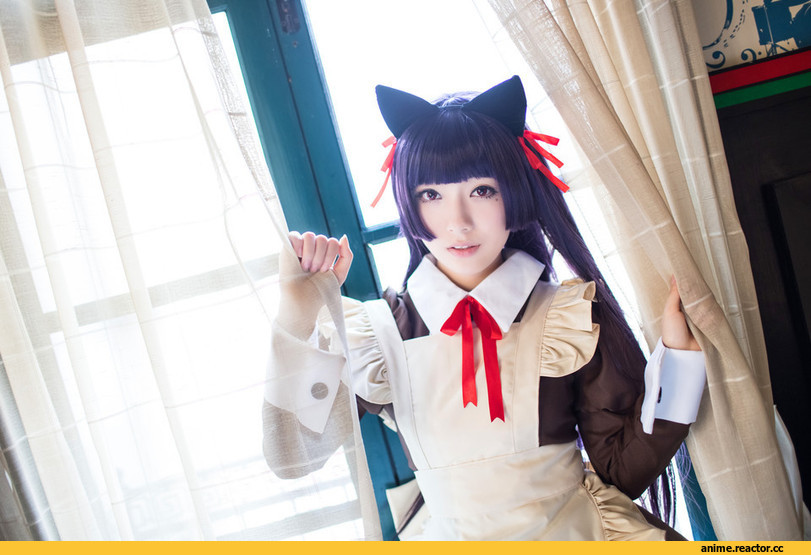 Anime Cosplay, OreImo, Kuroneko, Maid, под катом еще, #Cosplay, разное, nekomimi, Animal Ears, Anime