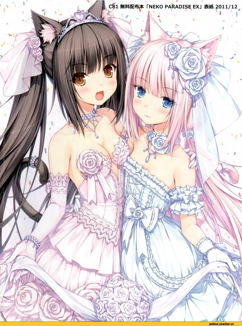 chocolat, Vanilla, neko, Animal Ears, Anime