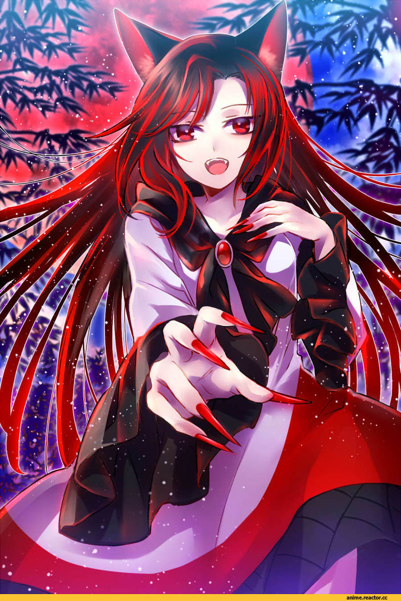 touhou, Imaizumi Kagerou, Inumimi, Animal Ears, Anime