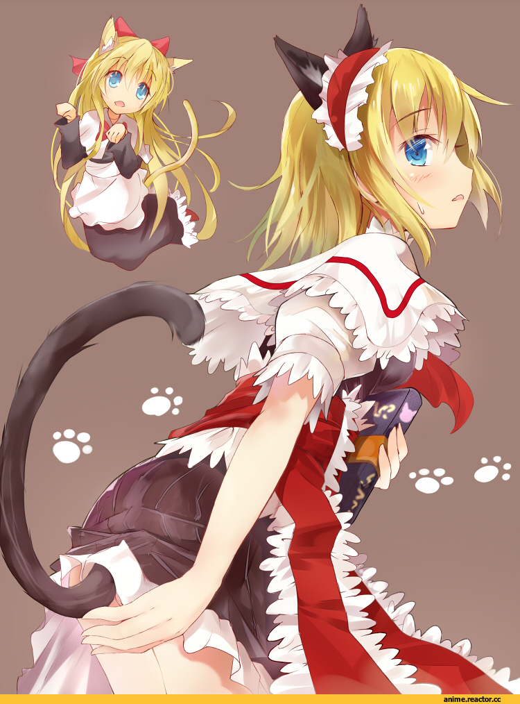 Touhou Project, Alice Margatroid, Shanghai, efe, Неко, Animal Ears, Anime