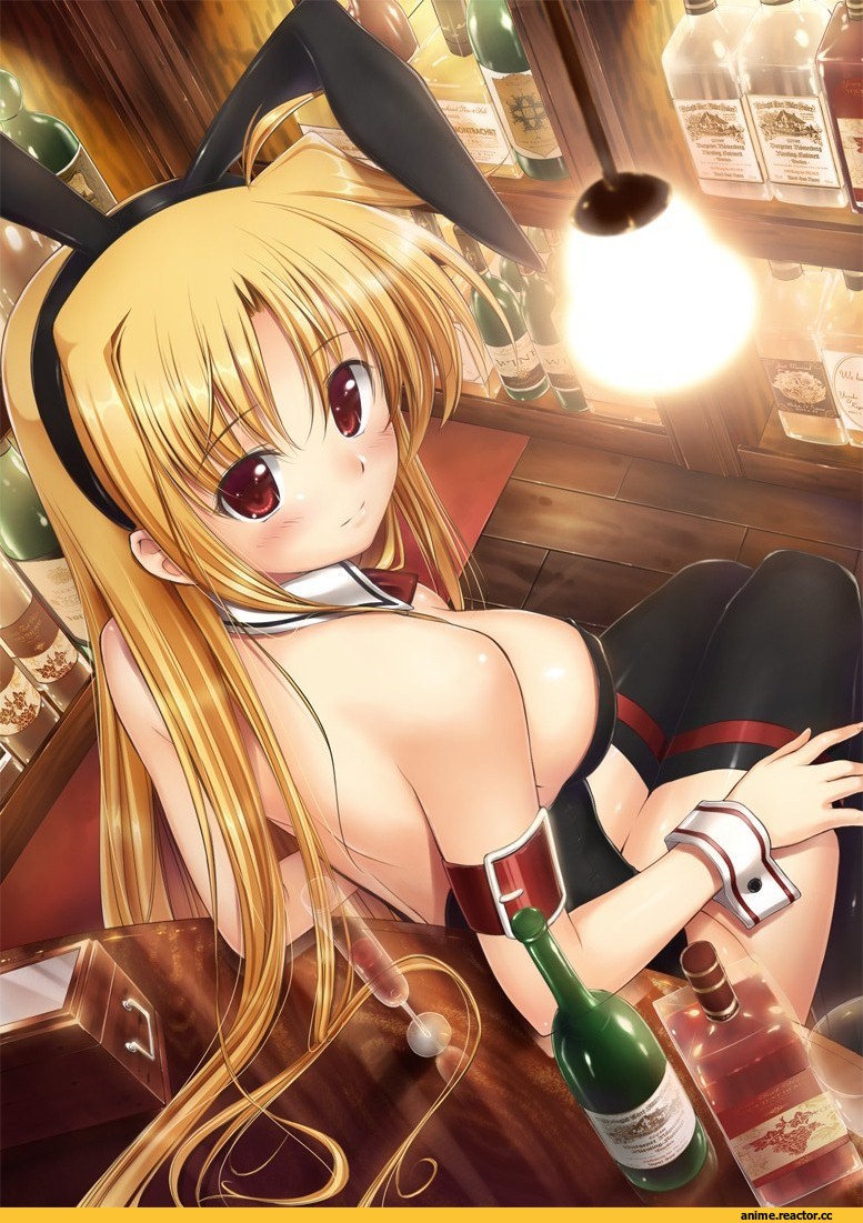 Mahou Shoujo Lyrical Nanoha, Fate Testarossa, Usagimimi, Animal Ears, Anime