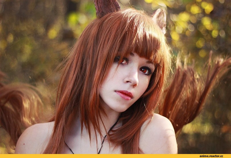 рыжие, косплей, Horo, Spice and Wolf, Anime Cosplay, Animal Ears, Inumimi, Anime