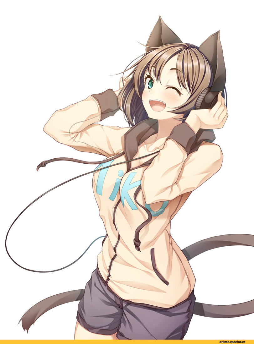 Maekawa Miku, Idolmaster, Неко, Animal Ears, Anime
