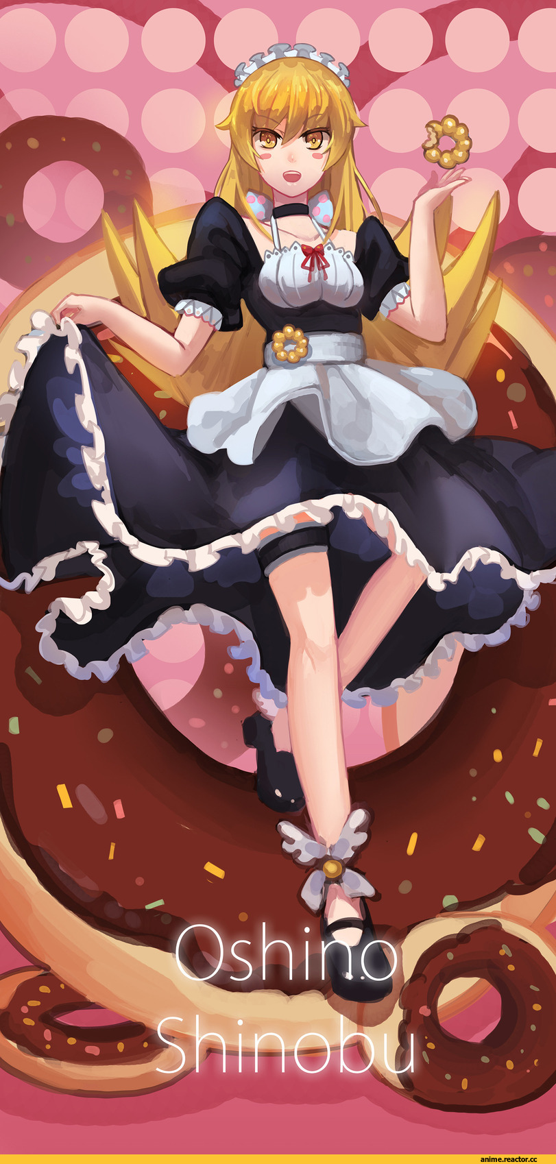 Monogatari (Series), Oshino Shinobu, Maid, Anime