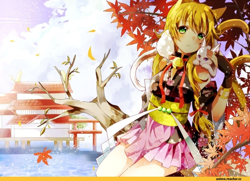 Anime Original, neko, Animal Ears, Anime