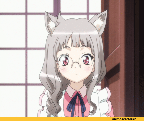 Anime Гифки, Kono Naka ni Hitori, Imouto ga Iru!, mei sagara, neko, Animal Ears, Anime