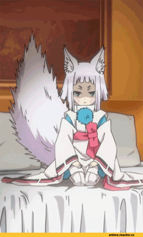 Tokyo Ravens, Kitsune, kon, anime gif, Сикигами, шикигами, Animal Ears, Anime