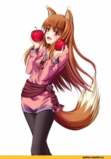 Horo, Spice and Wolf, рыжие, Animal Ears, Inumimi, Anime