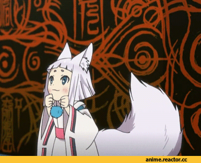 Tokyo Ravens, kon, шикигами, Сикигами, Kitsune, Anime Гифки, Animal Ears, Anime
