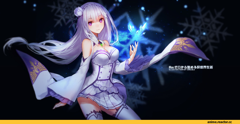 Swd3e2, Anime Art, Emilia (re zero), Re Zero Kara Hajimeru Isekai Seikatsu, Anime