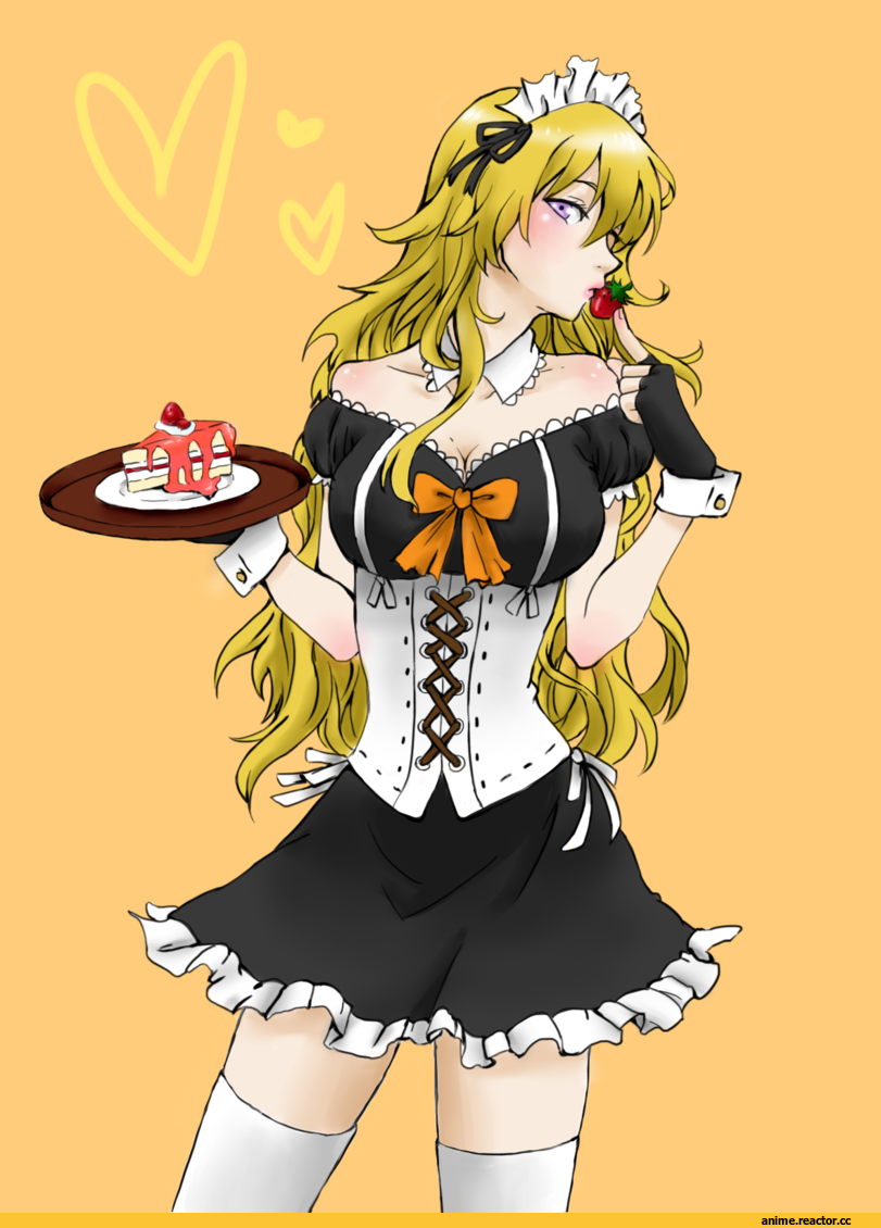 RWBY, Yang Xiao Long, Maid, MonoTsuki(Автор), Anime