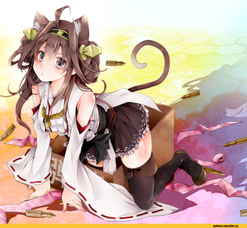 Kantai Collection, neko, Animal Ears, Anime