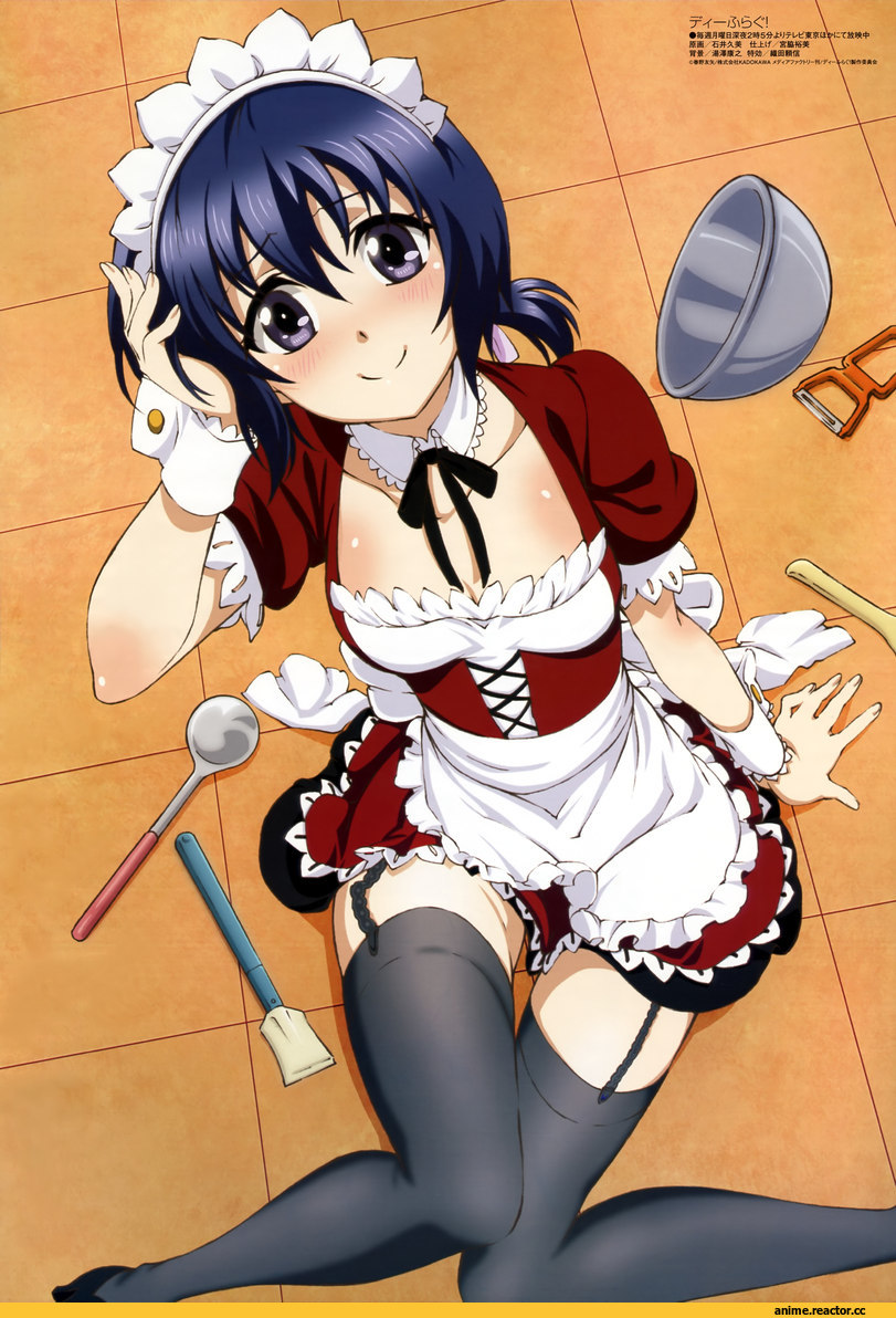 funabori, D-Frag!, hi-res, Maid, Anime