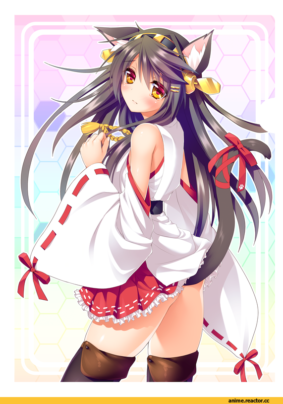 Kantai Collection, neko, Animal Ears, Anime