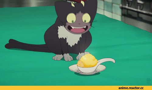 Anime Гифки, Ao no Exorcist, kuro, neko, Animal Ears, Anime
