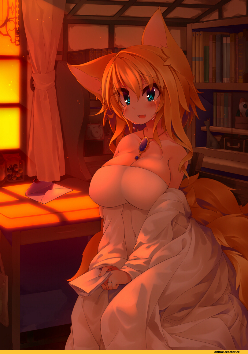 Yakumo Ran, Touhou Project, Animal Ears, Kitsune, Anime