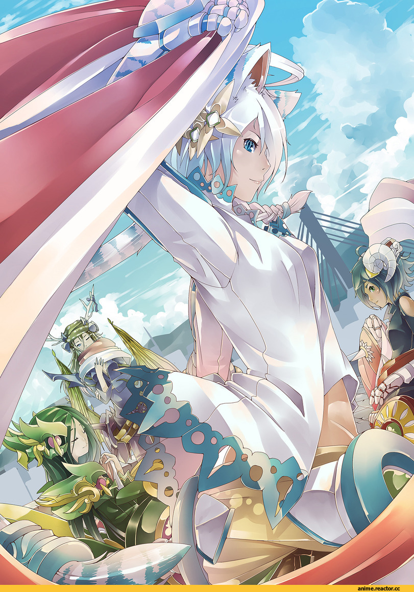 Anime Original, Monster Girl (Anime), Sinlaire, neko, Animal Ears, Anime Art, Anime