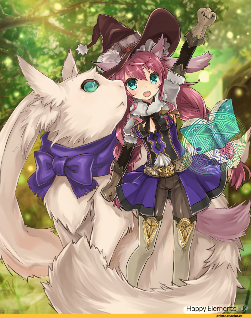 Happy Elements, neko, Animal Ears, Anime