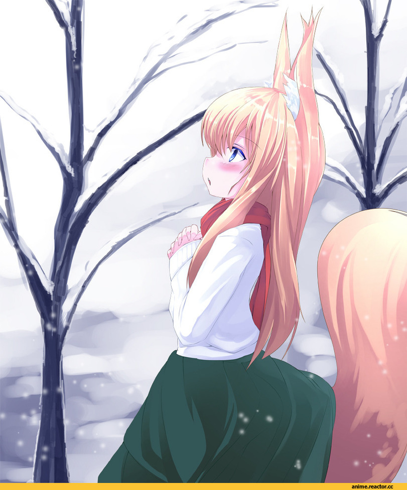 Anime Original, Kitsune, Неко, Animal Ears, Anime