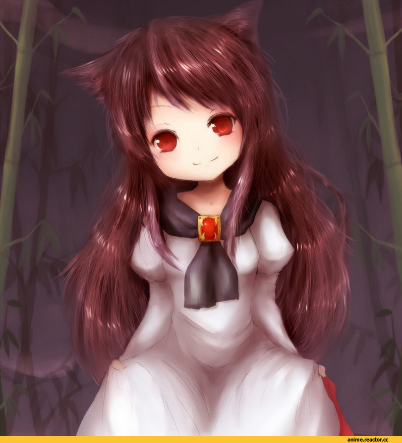 Touhou Project, Imaizumi Kagerou, red eyes, Animal Ears, Inumimi, Anime