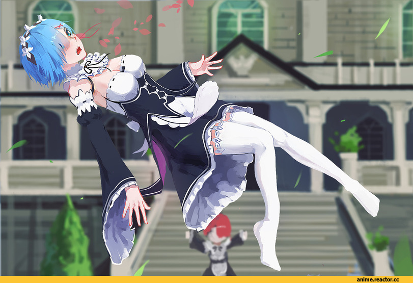 Re Zero Kara Hajimeru Isekai Seikatsu, Rem (re zero), Ram (Re Zero), lxy950214, Anime