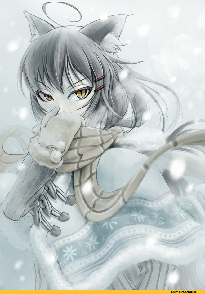Anime Original, neko, Hellshock, Animal Ears, Anime Art, Anime
