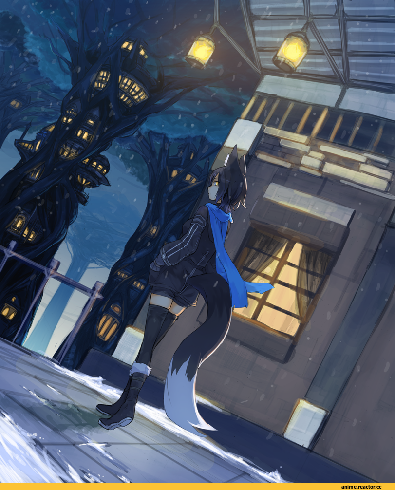 Anime Original, Kitsune, Неко, Animal Ears, Anime
