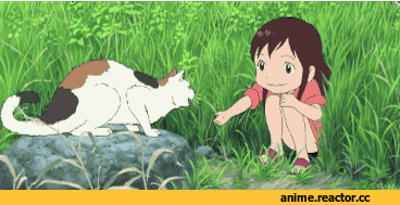 гифки, Anime Гифки, ookami kodomo no ame to yuki, Animal Ears, Inumimi, Anime