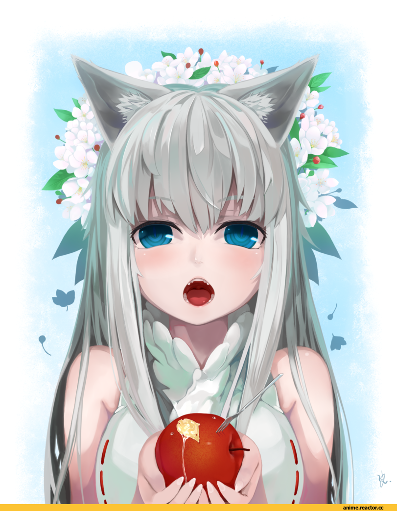 Anime Original, Kitsune, Неко, Animal Ears, Anime