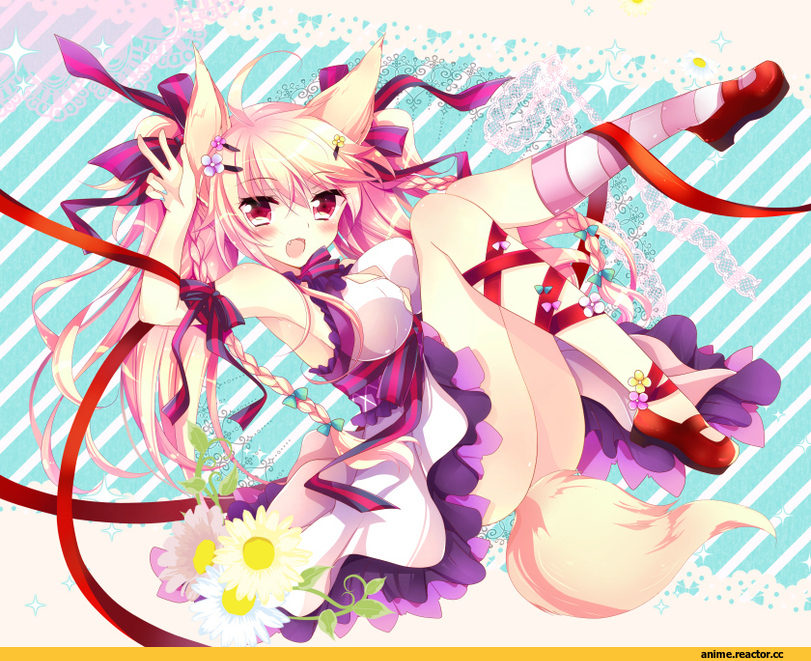 Anime Original, Kitsune, Animal Ears, Anime