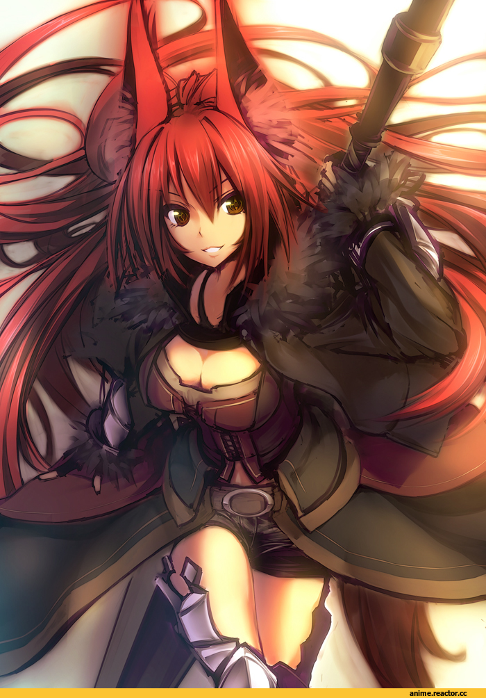 Kitsune, Garuku, Animal Ears, Anime