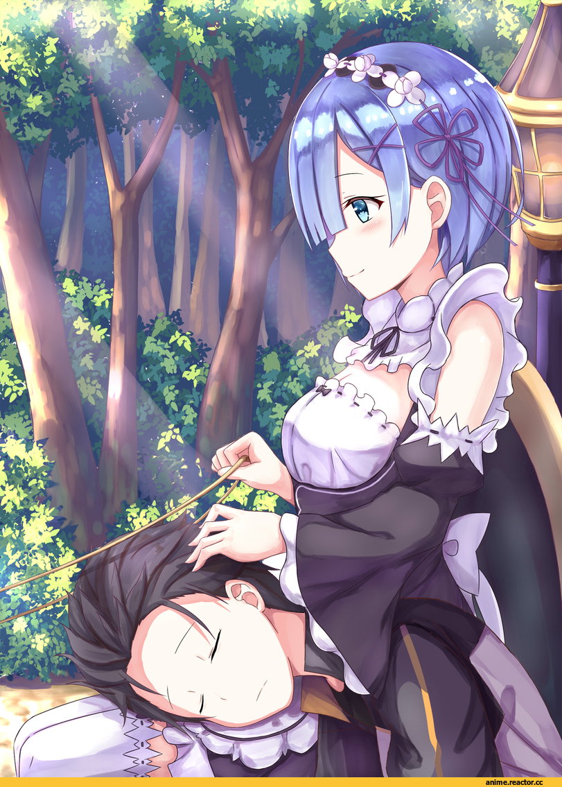 Rem (re zero), Re Zero Kara Hajimeru Isekai Seikatsu, Subaru Natsuki, tukisiro nao, Anime