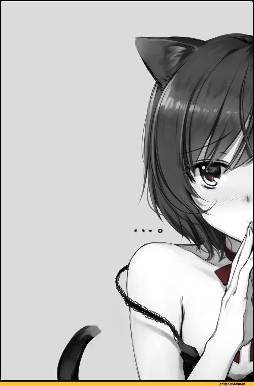 Takeuchi Aya, Неко, Animal Ears, Monochrome (Anime), Anime