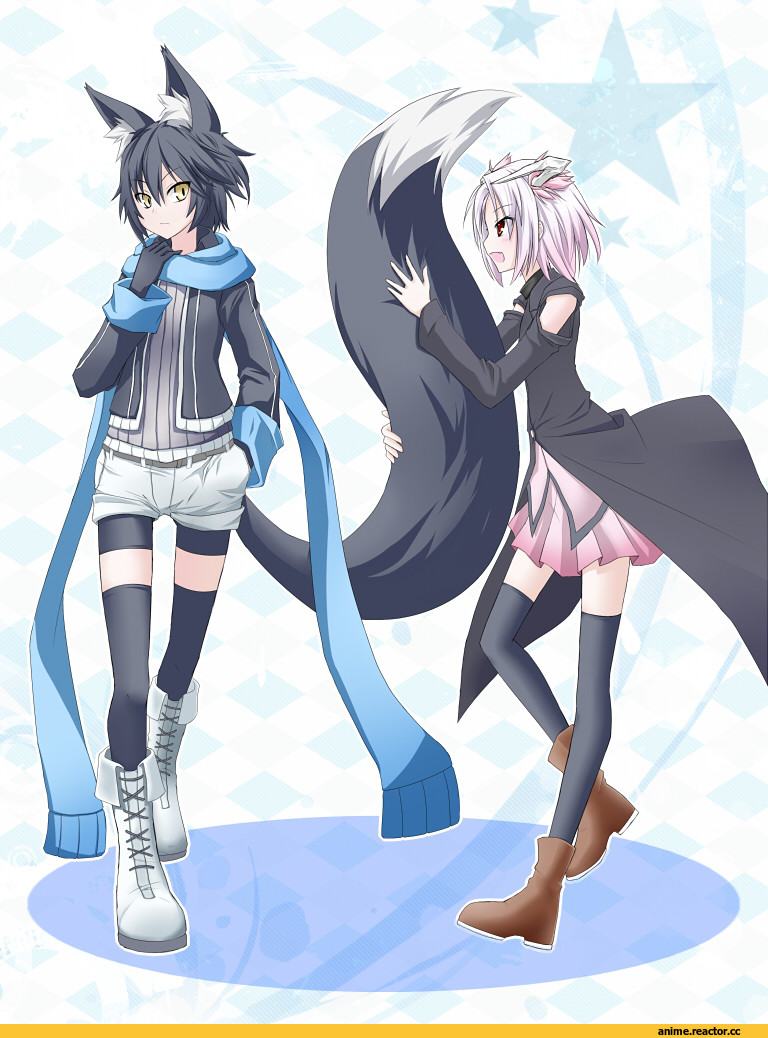 Shirogane Usagi, ouka, nanashi, Kitsune, Animal Ears, Anime