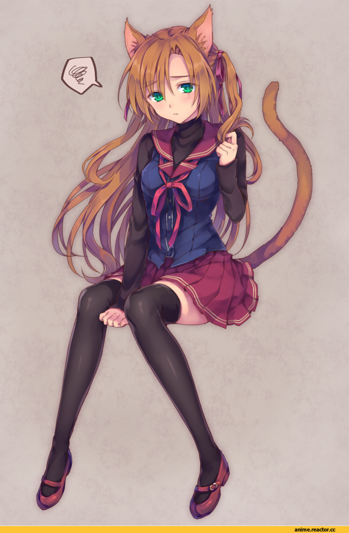Anime Original, imomu, Animal Ears, Неко, Anime