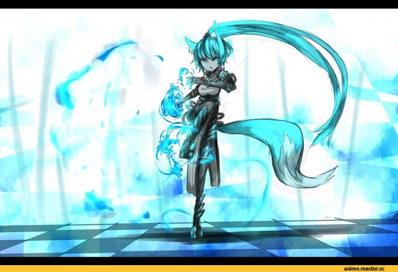 Shirogane Usagi, Animal Ears, Kitsune, Anime Original, Anime